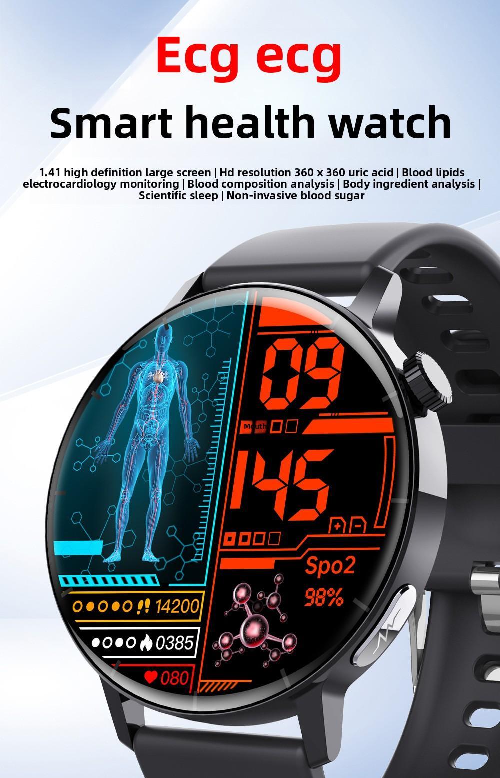 1.41-inch Health Smartwatch with Fitness Tracker, Heart Rate & Blood Oxygen Monitoring
