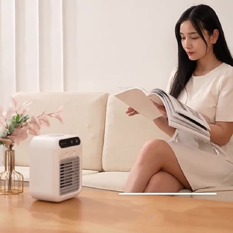 Portable Air Cooler Fan – Mini Water Cooling Air Conditioner for Home, Office & Car