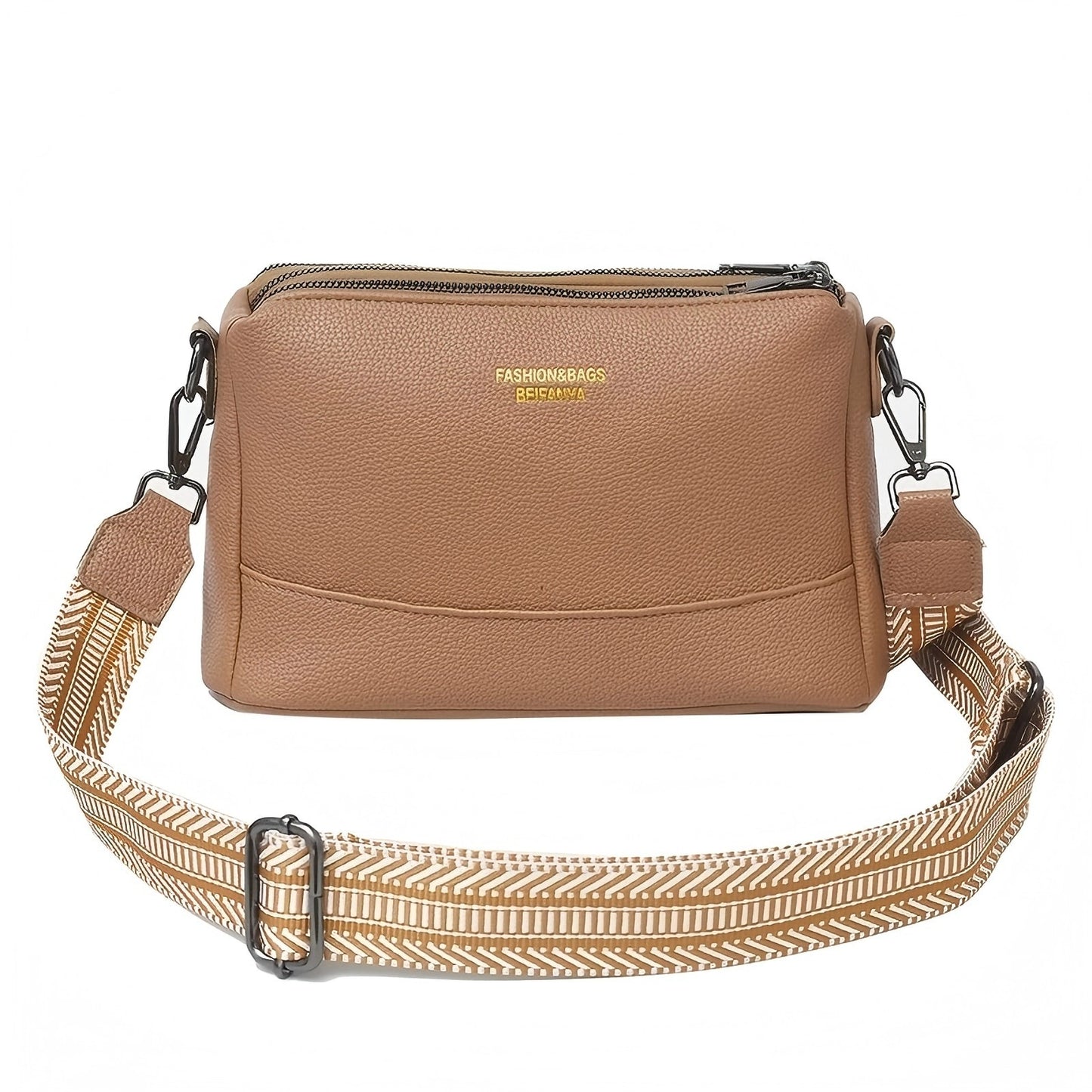 Women’s PU Leather Crossbody Bag – Fashionable Multi-Functional Shoulder Bag for Daily Commuting