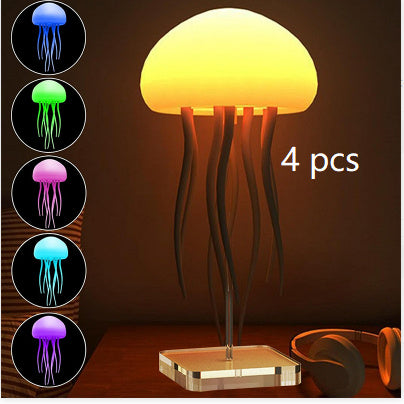 LED Jellyfish Mood Lamp – Smart Jellyfish Night Light for Bedroom, Desk & Home Décor