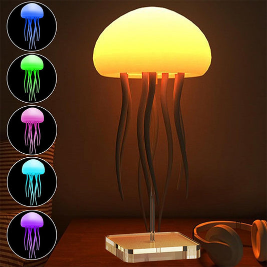 LED Jellyfish Mood Lamp – Smart Jellyfish Night Light for Bedroom, Desk & Home Décor