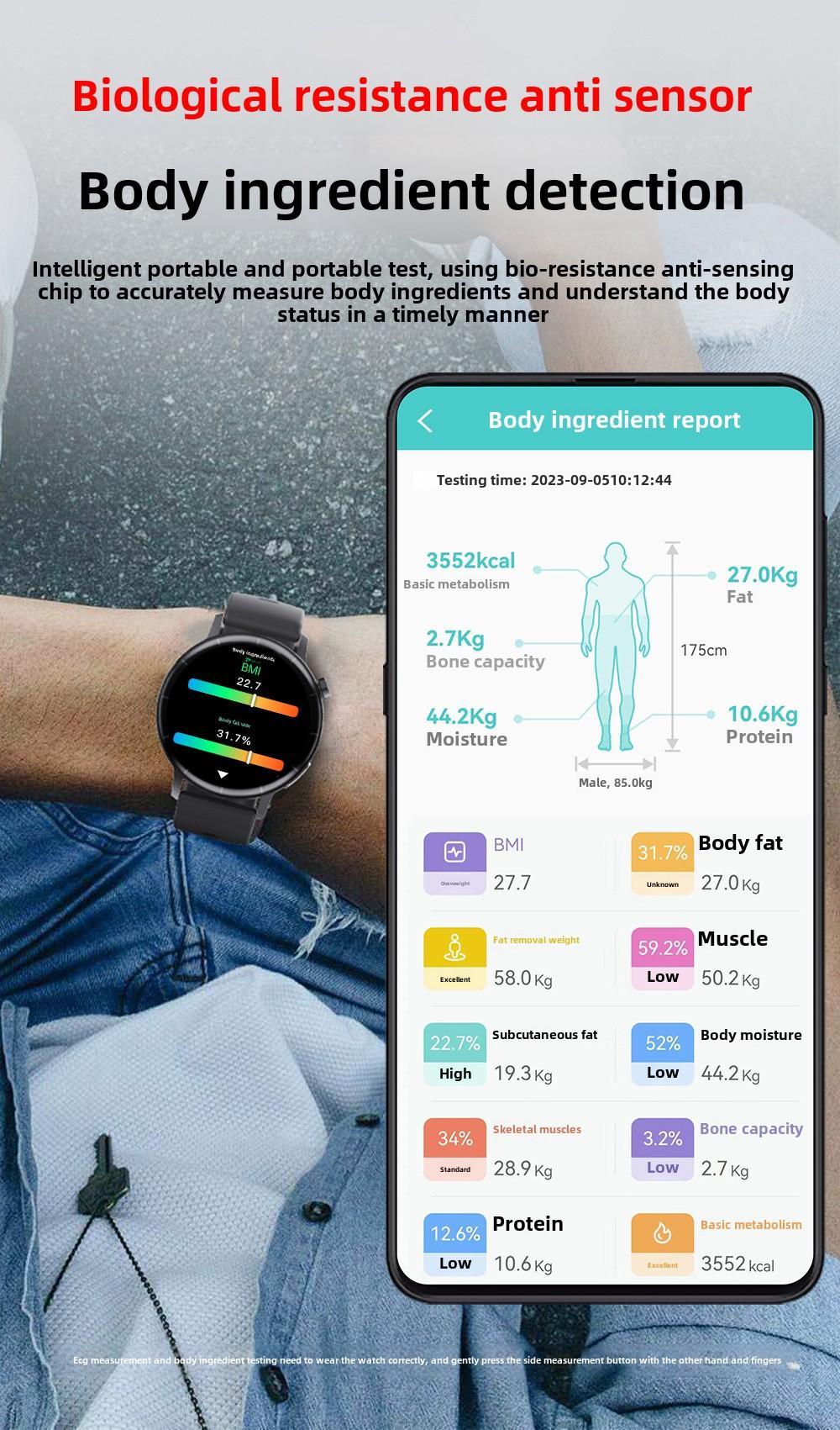 1.41-inch Health Smartwatch with Fitness Tracker, Heart Rate & Blood Oxygen Monitoring