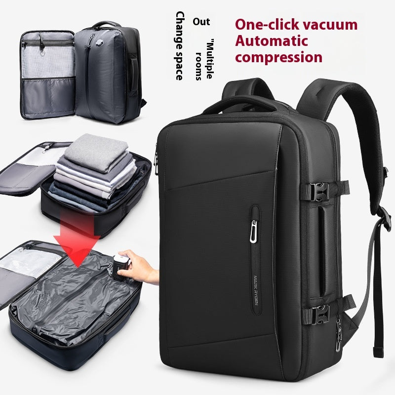 Smart Vacuum Compression Travel Backpack with Laptop Compartment for Business & Daily Use