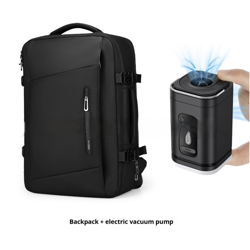 Smart Vacuum Compression Travel Backpack with Laptop Compartment for Business & Daily Use