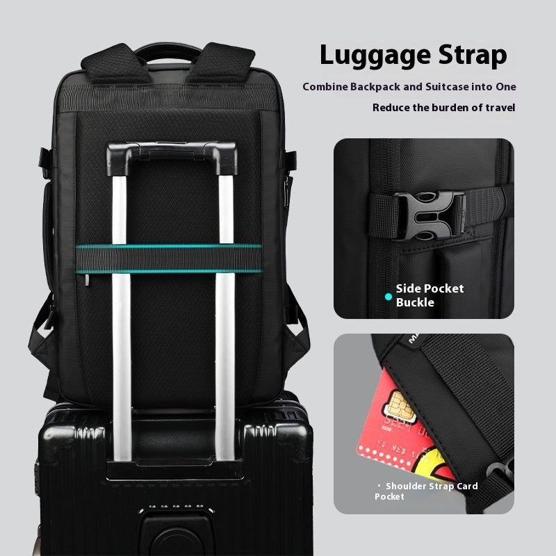 Smart Vacuum Compression Travel Backpack with Laptop Compartment for Business & Daily Use