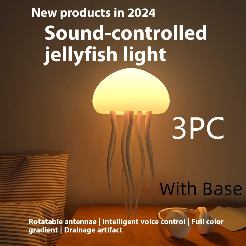 LED Jellyfish Mood Lamp – Smart Jellyfish Night Light for Bedroom, Desk & Home Décor