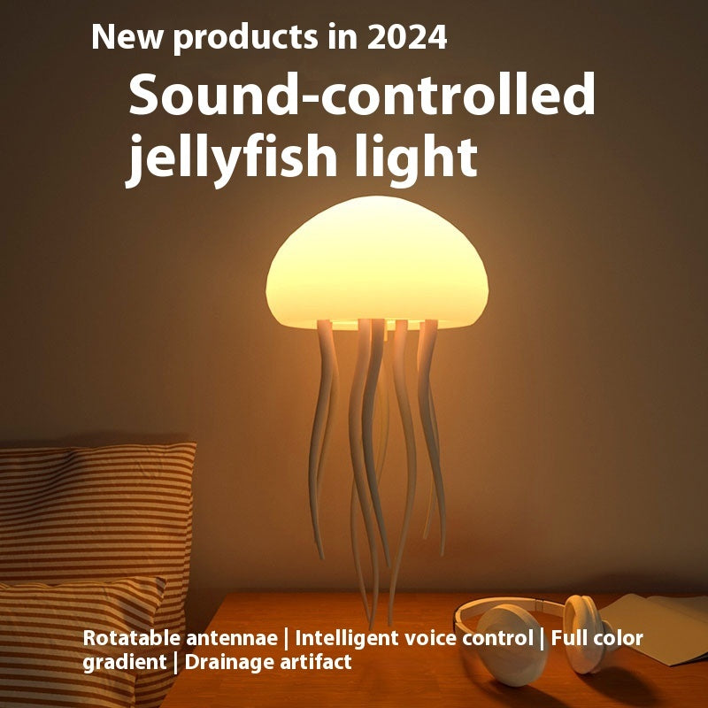 LED Jellyfish Mood Lamp – Smart Jellyfish Night Light for Bedroom, Desk & Home Décor