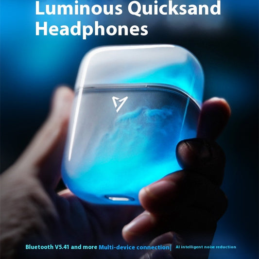 Luminous Quicksand Bluetooth Headset with Delay-Free ANC – Wireless Gaming & Sports Earbuds